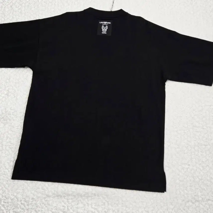 [BUNJANG] Lifework Black Dog Printing T-Shirt M / 라이프워크 블랙 강아지 프린팅 반팔티 M 새상품입니다