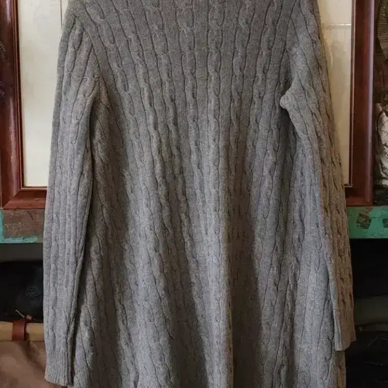 [BUNJANG] Polo Cable Knit Cardigan / 가디건