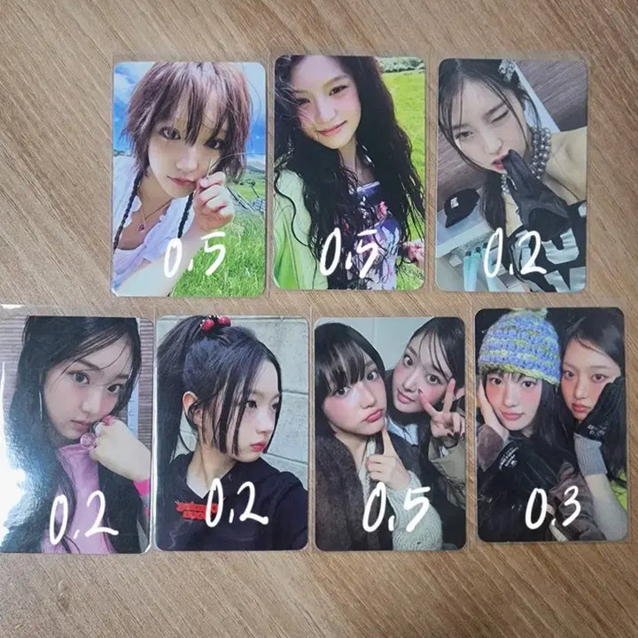 [BUNJANG] Kiki Uncut Jam Unit Photocard / 키키 포카 유닛 지유 이솔 키야 하음 수이