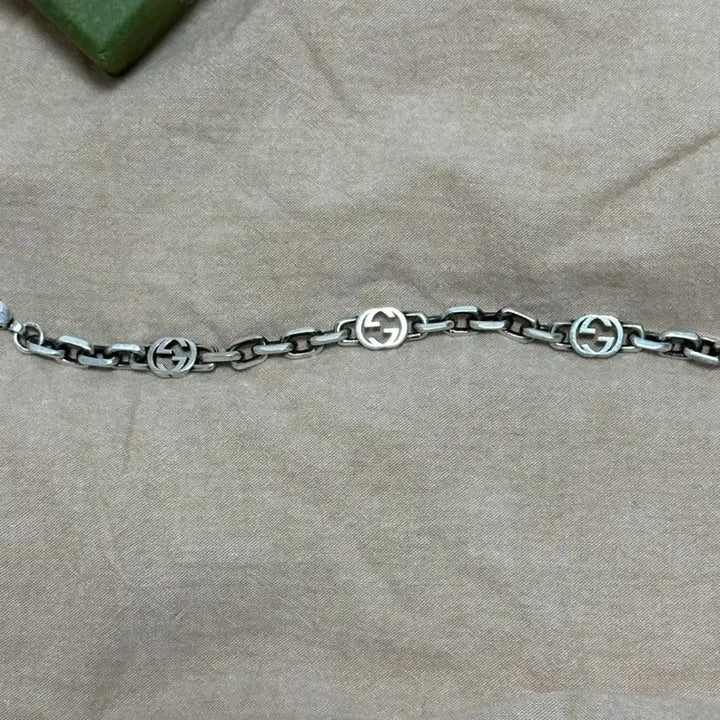 [BUNJANG] Gucci Interlocking G Chain Bracelet Silver / 구찌 인터로킹 G 체인 팔찌 실버