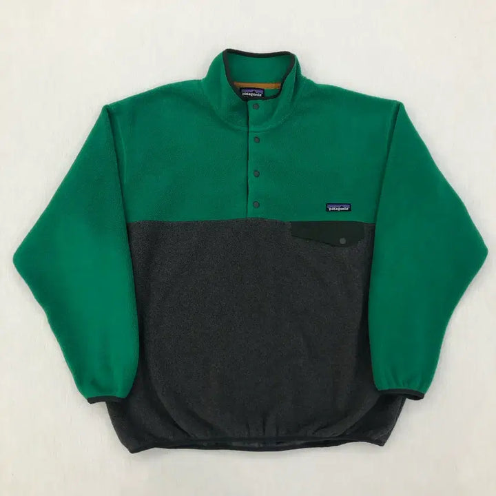 [BUNJANG] Patagonia Synchilla Snap-T Pullover Green / [L] 파타고니아 신칠라 스냅티 그린