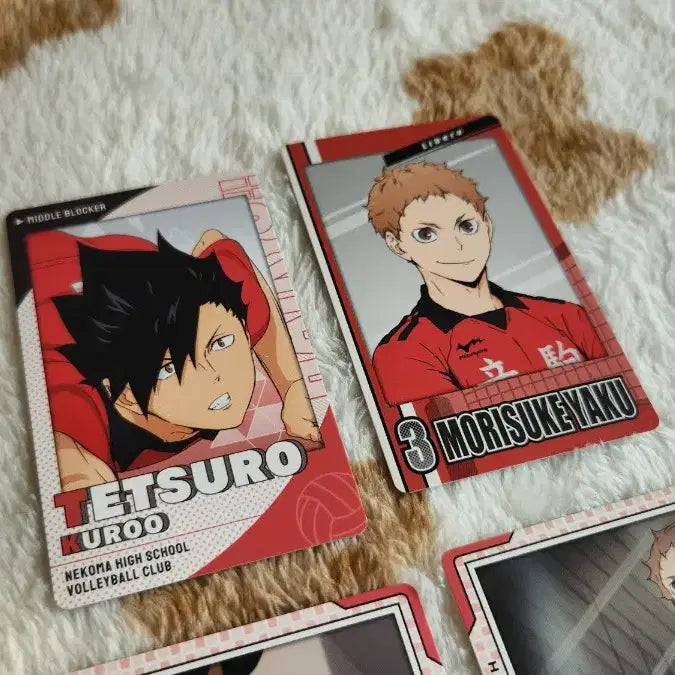 [BUNJANG] Haikyuu!! Kuroo &amp; Yaku Snap Card Bundle / 하이큐 쿠로오 야쿠 스냅마이드 스냅카드 네코마 일괄