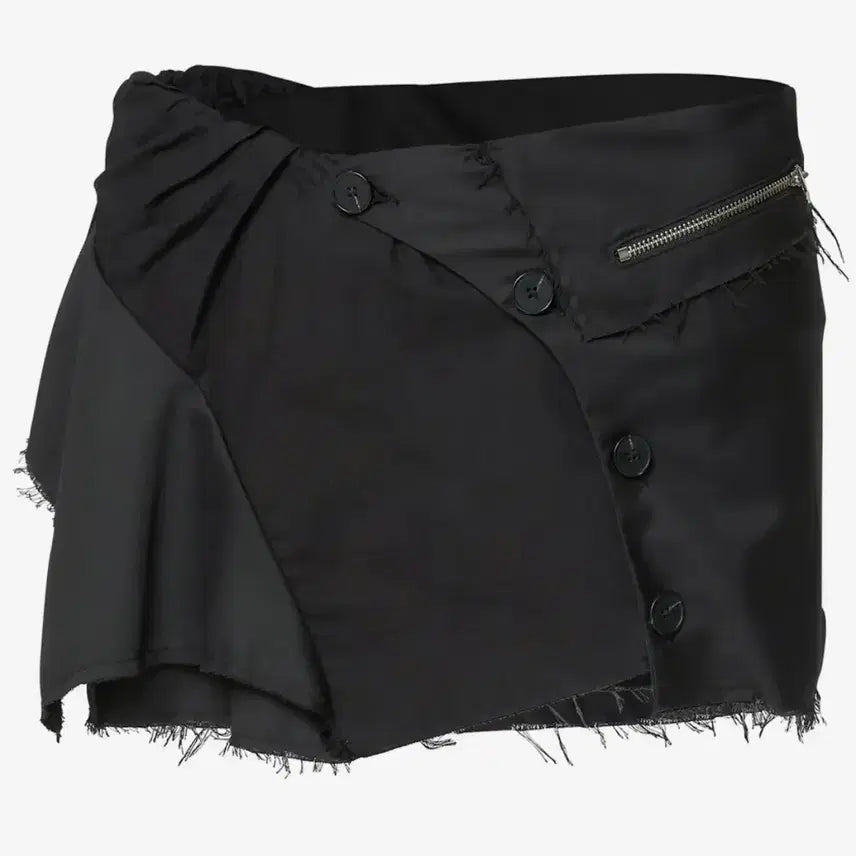 [BUNJANG] Flareup Asymmetrical Layered Mini Skirt / 플레어업 레이어드 미니스커트