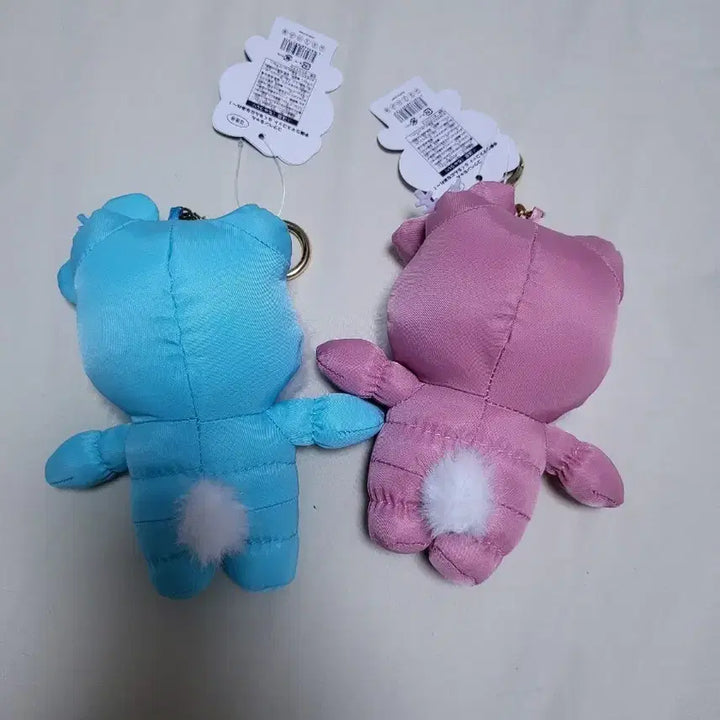 [BUNJANG] Hello Kitty Padded Keyring Doll (Blue/Pink) / 헬로키티 패딩 키링 인형 (블루/핑크)