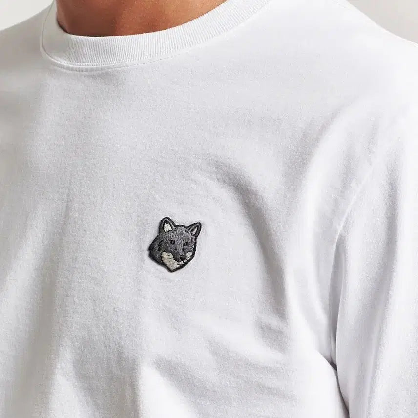 [BUNJANG] Maison Kitsuné Grey Fox T-Shirt / 메종 그레이폭스 반팔티