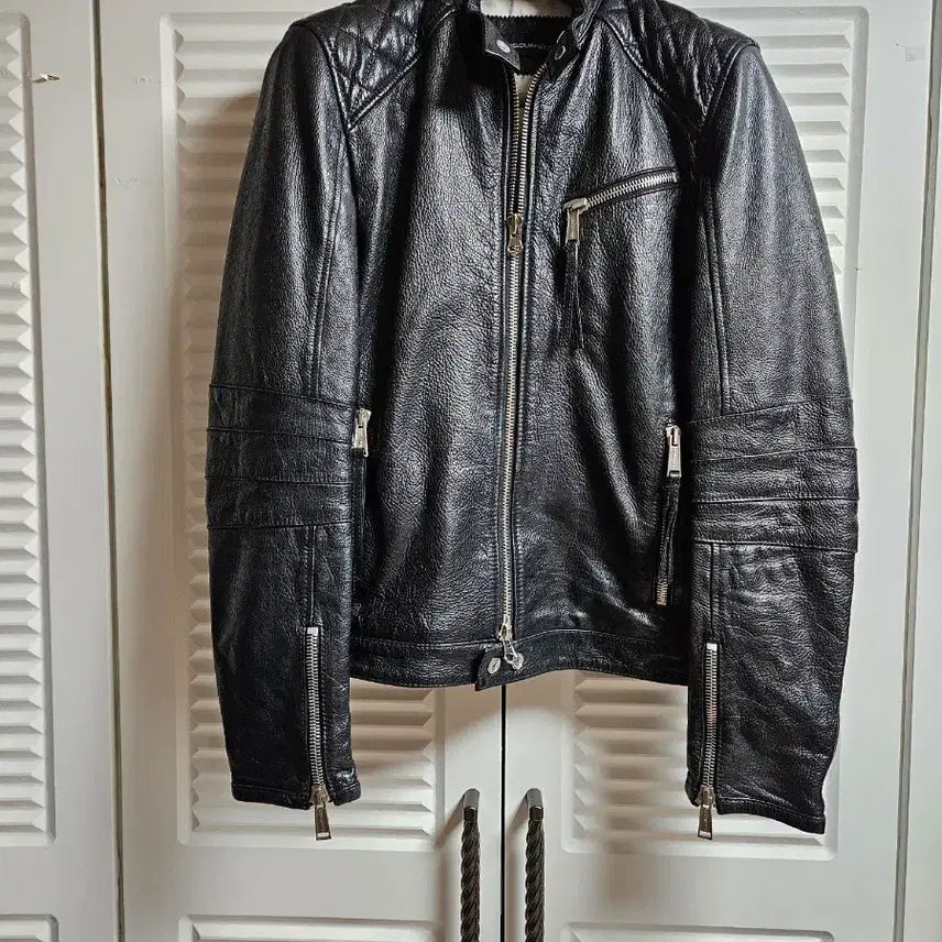 [BUNJANG] DSQUARED2 Biker Leather Jacket / 디스퀘어드2 Dsquared2 바이커 가죽자켓 판매합니다.
