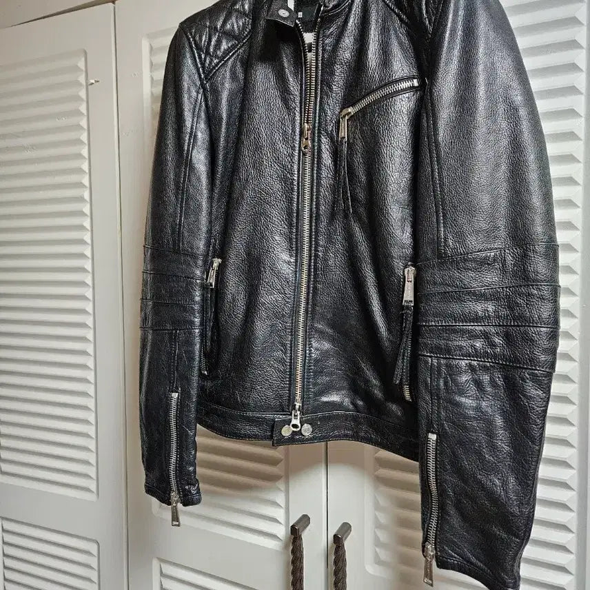[BUNJANG] DSQUARED2 Biker Leather Jacket / 디스퀘어드2 Dsquared2 바이커 가죽자켓 판매합니다.