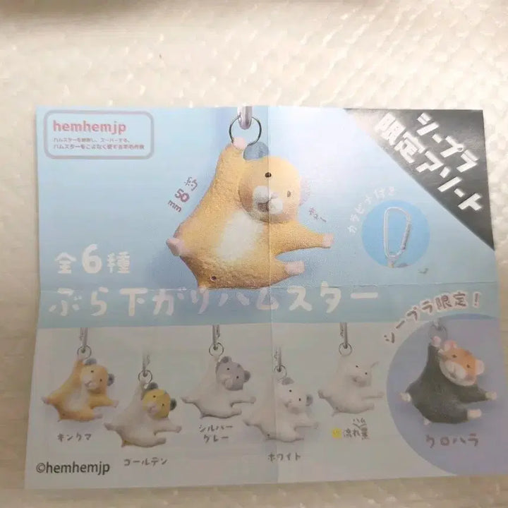 [BUNJANG] Hemhemjp Hamster Keychain Gacha Secret + Hidden Full Set / hemhemjp 햄스터 키링 가챠 시크릿+ 히든 풀셋