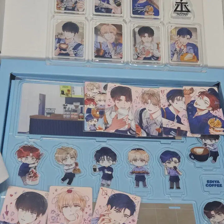 [BUNJANG] Debut or Die Idiya Collaboration Acrylic Set &amp; Photocard Full Set / 최종 가격) 데못죽 이디야 콜라보 아크릴세트 포카 풀셋