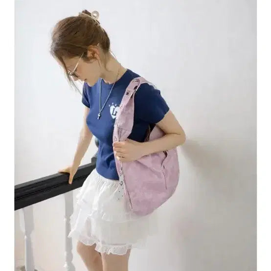 [BUNJANG] Letter_y Buckle Reversible Shoulder Bag / 레터리 버클 리버시블 숄더백 / 정가 129,000
