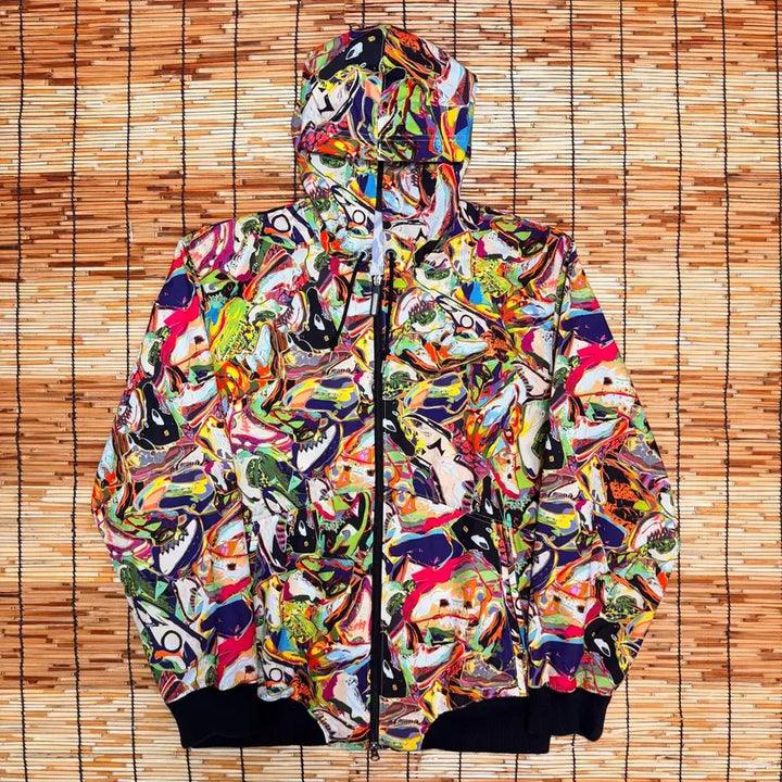 [BUNJANG] Jordan Ethnic Pattern Windbreaker L / 조던 에스닉 패턴 대장급 바람막이 L