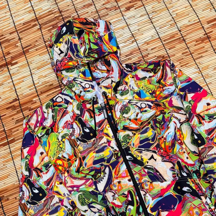 [BUNJANG] Jordan Ethnic Pattern Windbreaker L / 조던 에스닉 패턴 대장급 바람막이 L