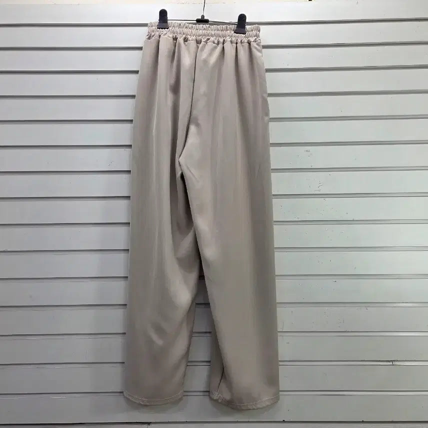 [BUNJANG] Bomalchagi Cheonsa Light Beige Wide Banding Pants / 봄/연베이지 와이드 밴딩바지/보물찾기천사