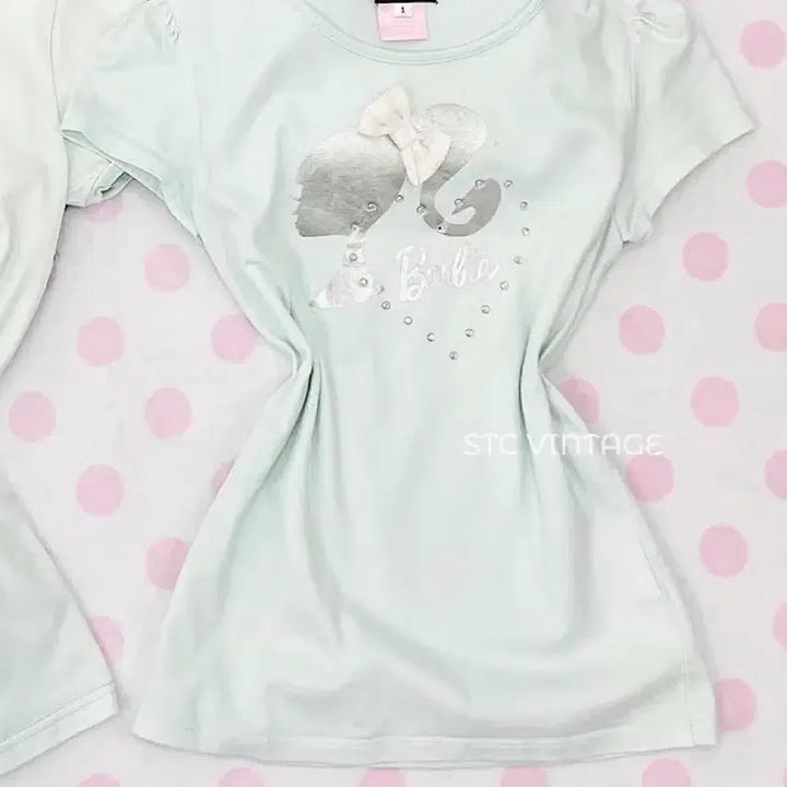 [BUNJANG] STC Vintage Barbie Top Mint Pastel / stc빈티지 바비 탑 민트 진리 리즈리사 히메갸루 라떼갸루 스포티