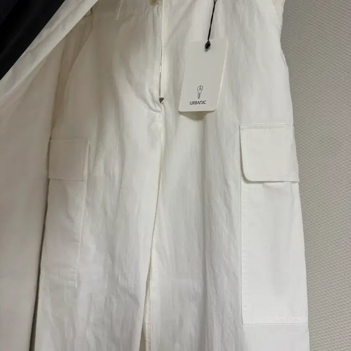 [BUNJANG] Urbanstropic Ripstop Cargo Pants White M / 얼바닉30 립스탑 카고 팬츠 화이트 M