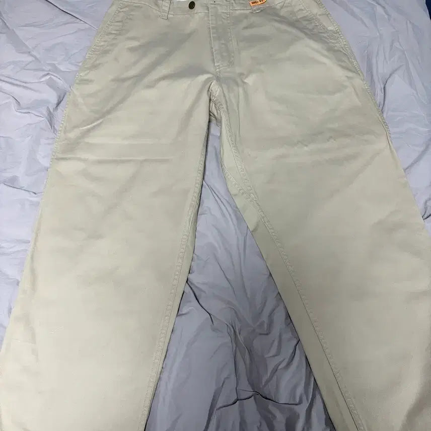 [BUNJANG] Espionage Wide Officer Pants Beige L / (32-34) 에스피오나지 와이드 오피서 팬츠