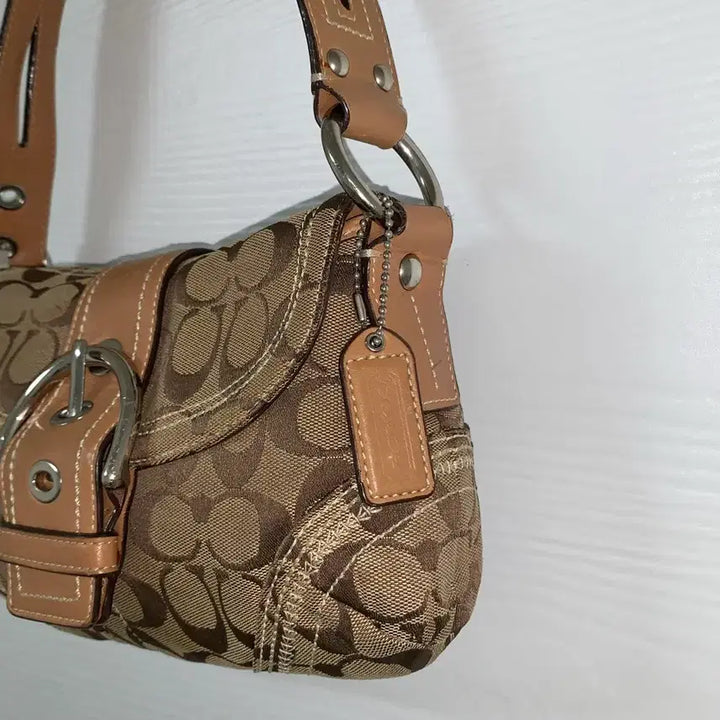 [BUNJANG] Coach Signature Shoulder Bag Brown / 코치 시그니처 숄더백 브라운