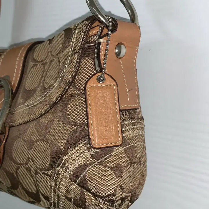 [BUNJANG] Coach Signature Shoulder Bag Brown / 코치 시그니처 숄더백 브라운