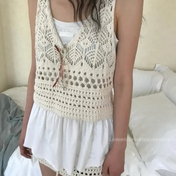 [BUNJANG] Doamatic Blossom Knit Ivory / 워아(블러썸니트)_아이보리