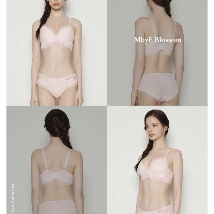 [BUNJANG] Eblin Pink Lavender Bralette Set / 에블린 핑크라벤더 브라렛 세트