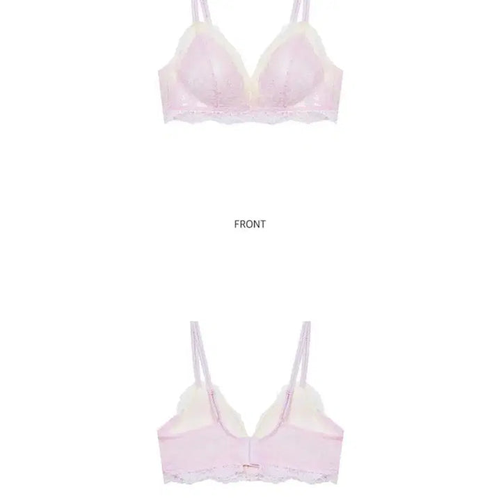 [BUNJANG] Eblin Pink Lavender Bralette Set / 에블린 핑크라벤더 브라렛 세트
