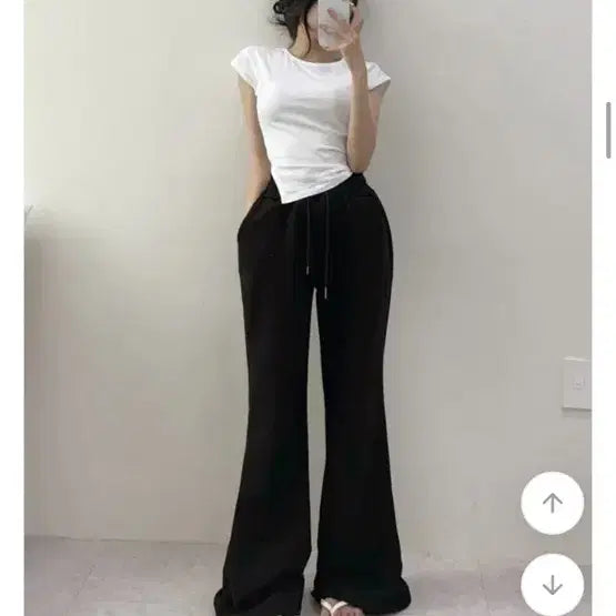 [BUNJANG] Pocket Semi Bootcut Pants / 핏보장/하체커버 포켓 세미 부츠컷 팬츠 와이드 팬츠 트레이닝팬츠 츄리닝바