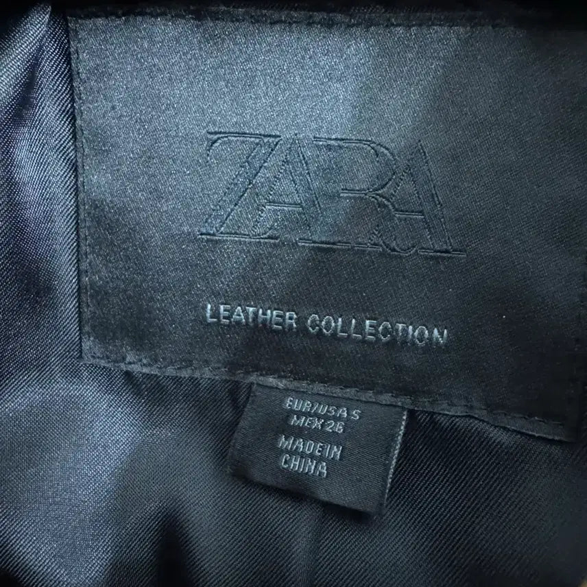 [BUNJANG] Zara Leather Jacket / S) 자라 가죽 자켓