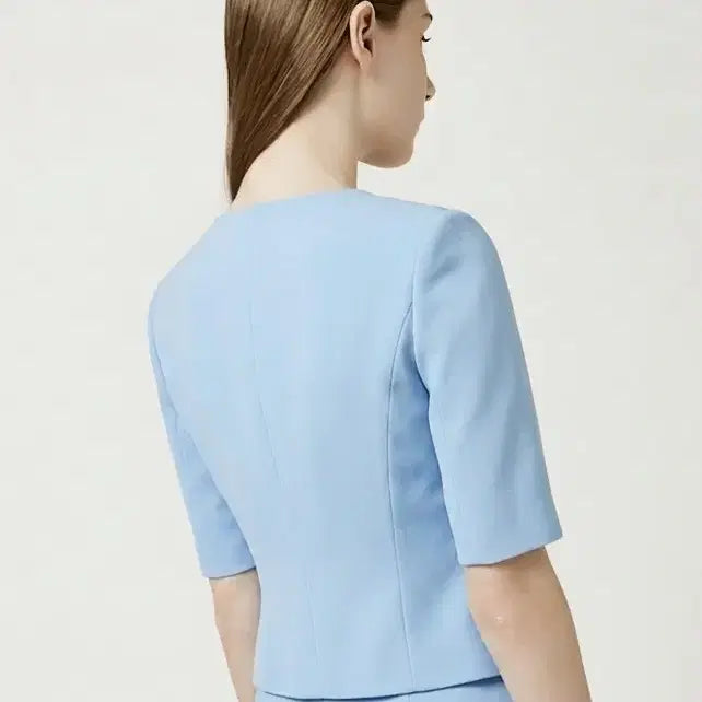 [BUNJANG] MOJO. S.SPIN 2023 Round Neck Half Sleeve Jacket / (66반~마른77)모조에스핀 2023년 라운드넥 하프 슬리브 자켓