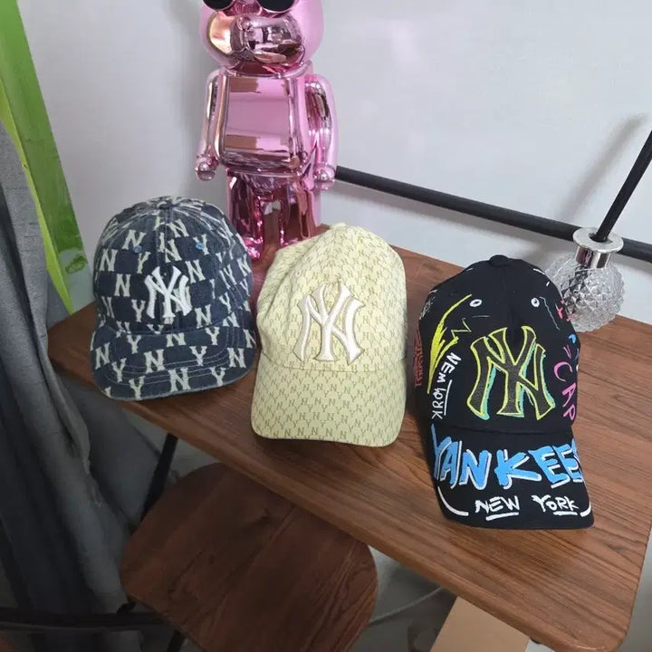 [BUNJANG] New York Yankees MLB Denim Baseball Cap / 뉴욕양키스 MLB 볼캡 모자
