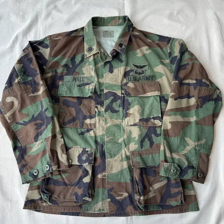 [BUNJANG] US Army 1990 Woodland BDU Combat Jacket (Medium/Short) / 미군 우드랜드 90 BDU 자켓 M/S (100)