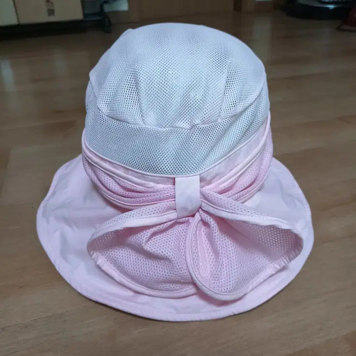[BUNJANG] JISEN Mesh Bucket Hat Pink / 지센 메쉬 벙거지 모자 free