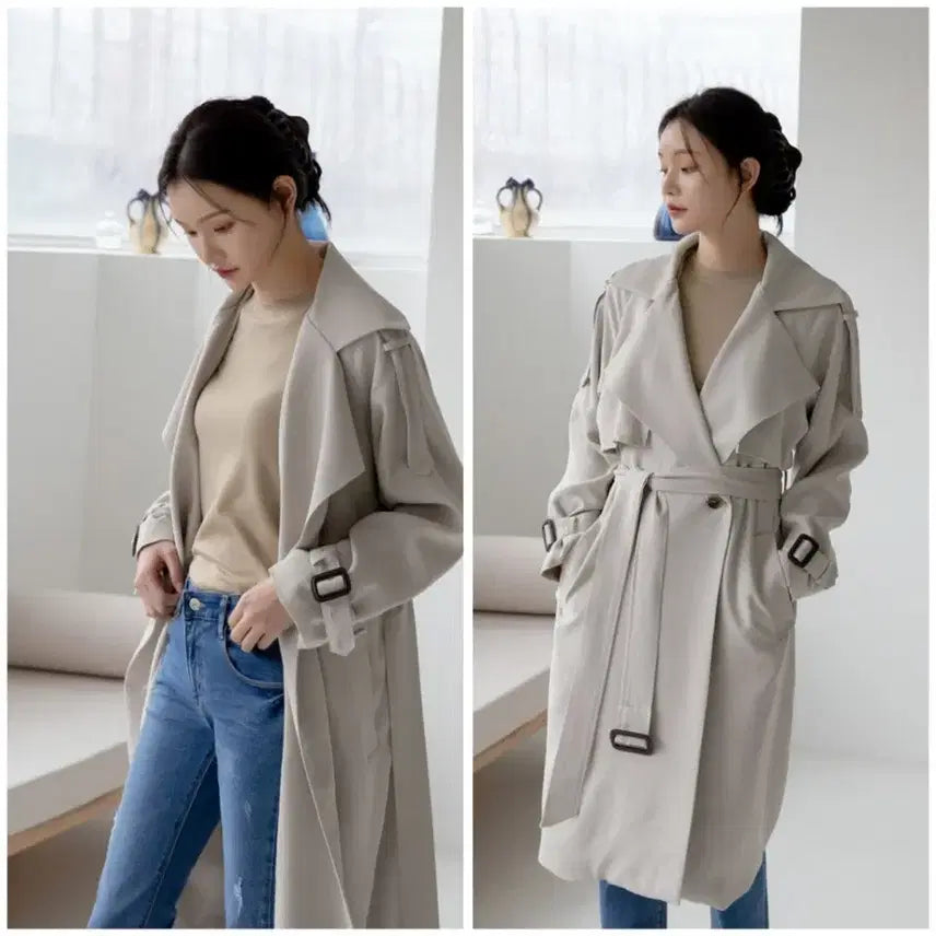 [BUNJANG] Trench Coat (Free Size) / FREE사이즈 트렌치 코트 판매합니다  (정가 119,800원)