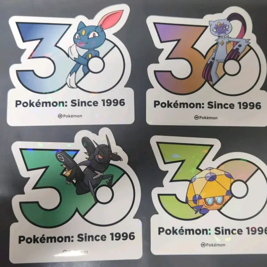 [BUNJANG] Pokemon 30th Anniversary Logo Sticker Set (1165 Types) / 포켓몬 30주년 로고 스티커 1165종 SET26