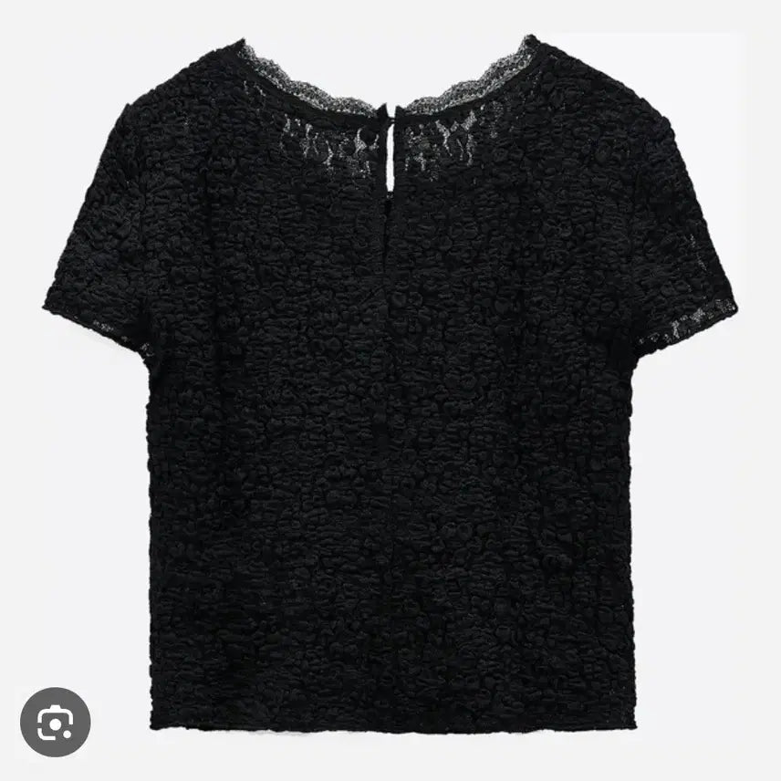 [BUNJANG] Zara Lace Top Black L / 자라 레이스탑 검정 L