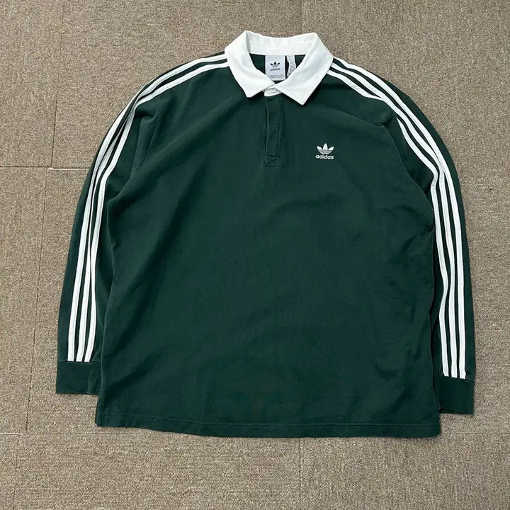 [BUNJANG] Adidas Collar Sweatshirt 3XL / [3XL] 아디다스 카라 맨투맨