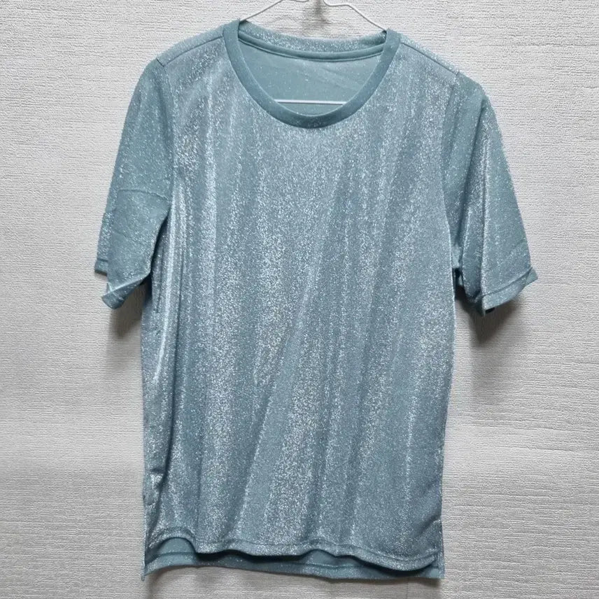 [BUNJANG] Sparkle Short Sleeve T-Shirt / 바447 반짝이 반팔 티셔츠