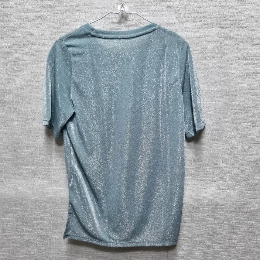 [BUNJANG] Sparkle Short Sleeve T-Shirt / 바447 반짝이 반팔 티셔츠