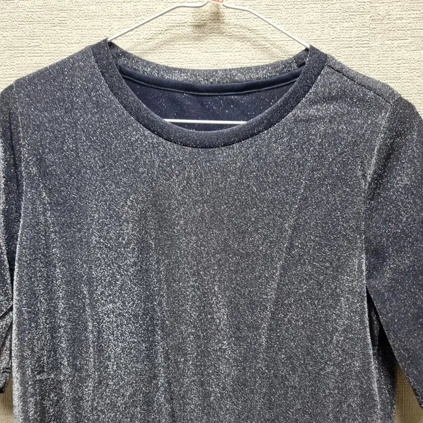 [BUNJANG] Sparkle Short Sleeve T-Shirt / 바448 반짝이 반팔 티셔츠