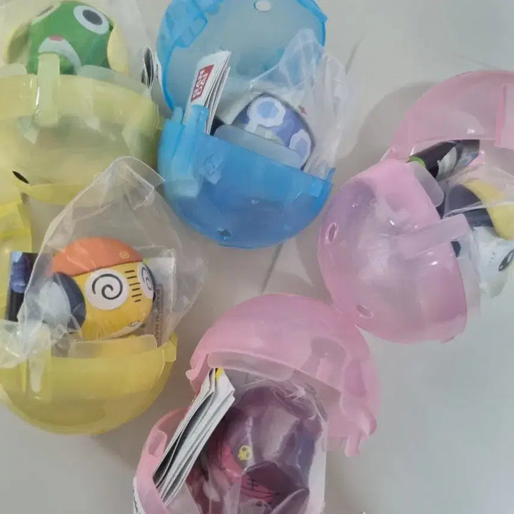 [BUNJANG] Bandai Keroro "When Will They Come?" Gacha 5-Piece Bundle Set (Sealed) / 케로로 마치보케 가챠 5종 일괄 (미개봉)