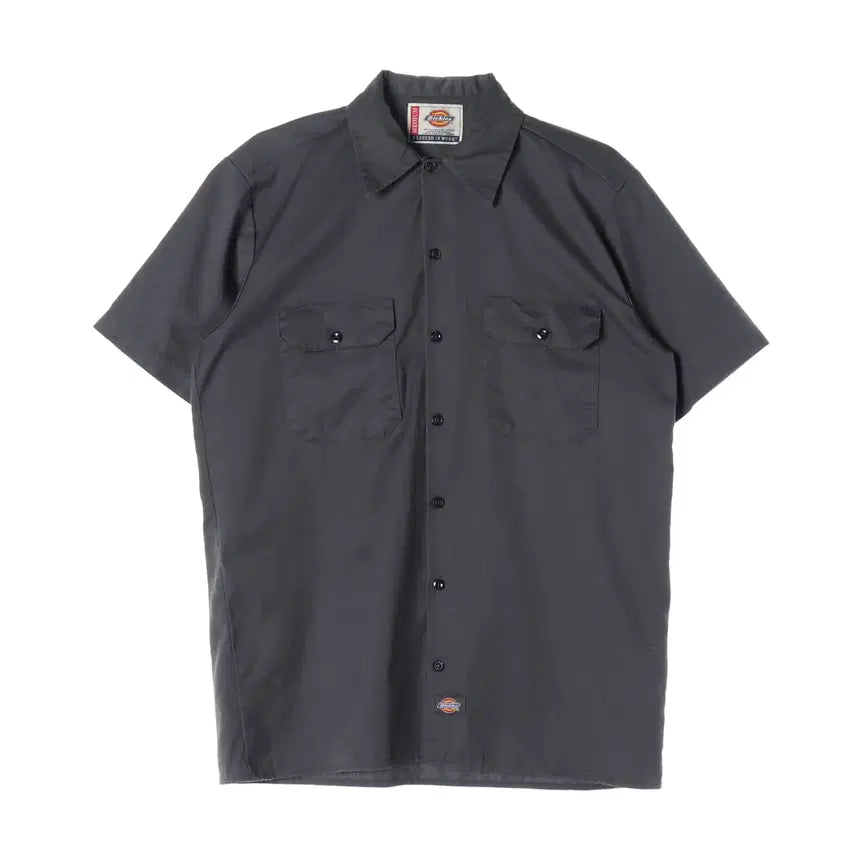 [BUNJANG] Dickies Short Sleeve Shirt Light Grey M / 디키즈 반팔 셔츠 라이트 그레이 M