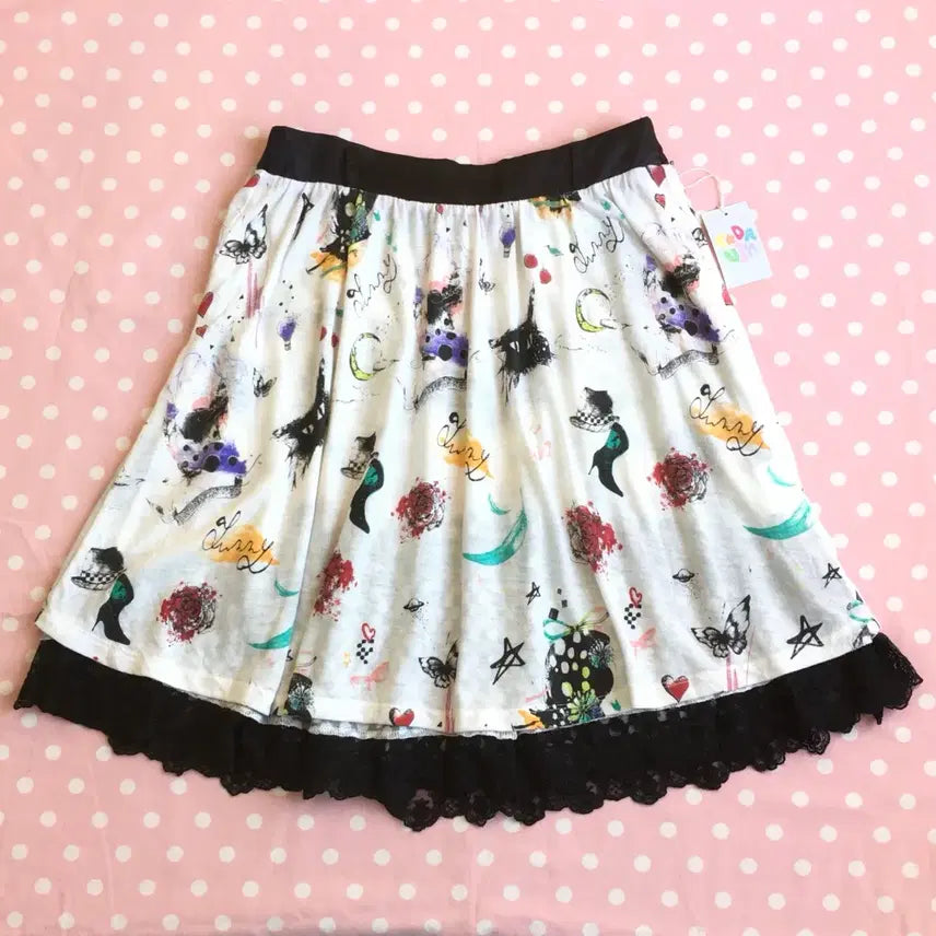 [BUNJANG] Scolar Layered Skirt / scolar 스콜라/ 네코스커트 고양이스커트 레이어드미스커트 스콜라치마