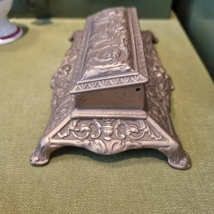 [BUNJANG] Vintage British Bronze Inkwell / 영국 빈티지 브론즈 잉크웰