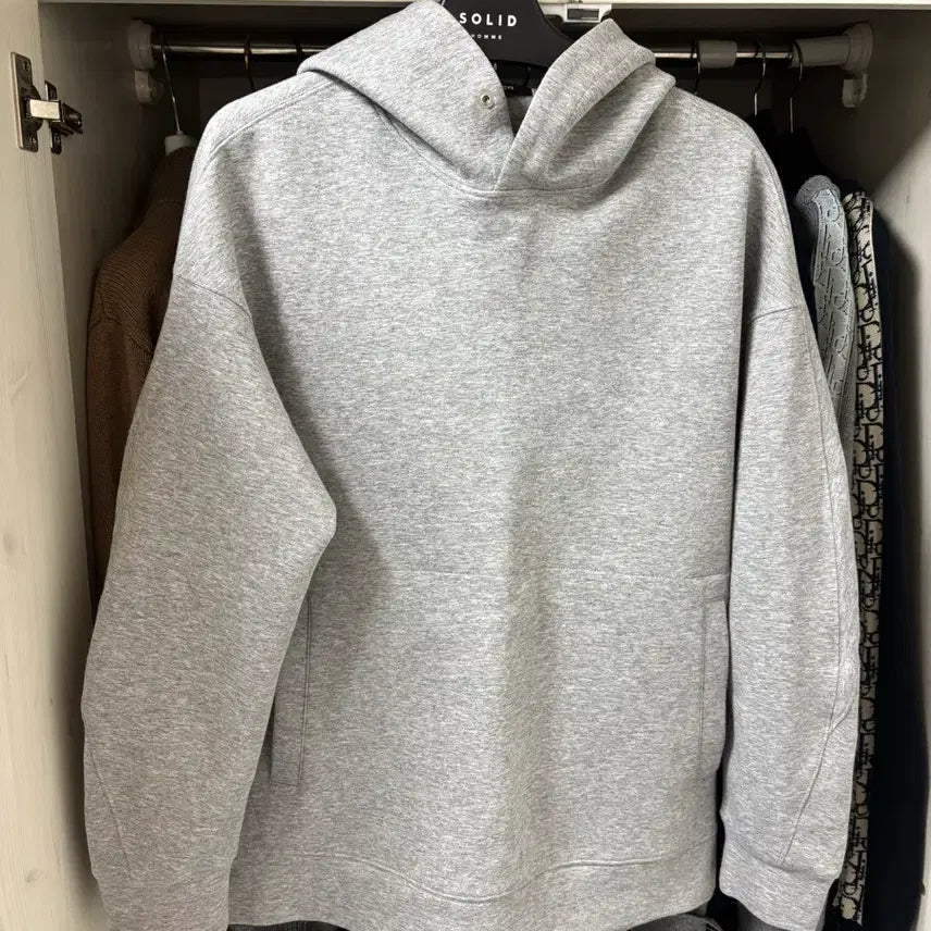 [BUNJANG] Allegri Bonded Hooded Top / allegri 알레그리 그레이 본디드 후드 상의