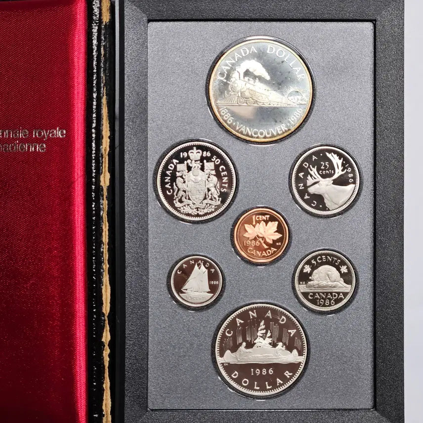 [BUNJANG] 1986 Canada Proof Double Dollar Set - Vancouver Centennial Edition / [은화포함] 캐나다 Proof Double Dollar Set  K30