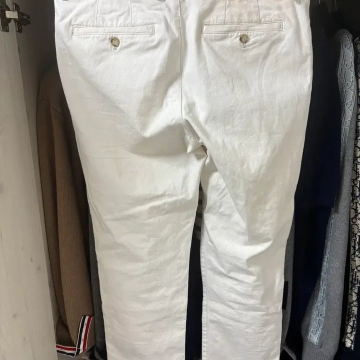 [BUNJANG] Allegri 23SS White Chino Denim Slacks / allegri 알레그리 23SS 화이트 치노 데님 슬랙스