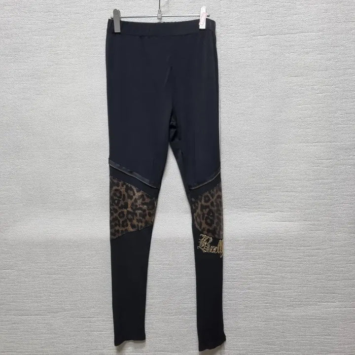 [BUNJANG] Leopard Print Zip Detail Leggings Pants / 바455 레깅스 바지