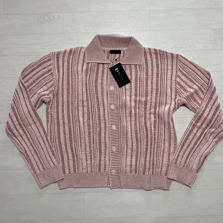 [BUNJANG] DNSR Double Texture Crop Knit Cardigan L Size / 디앤에스알 더블 텍스처 크롭 니트 카라 가디건 L사이즈
