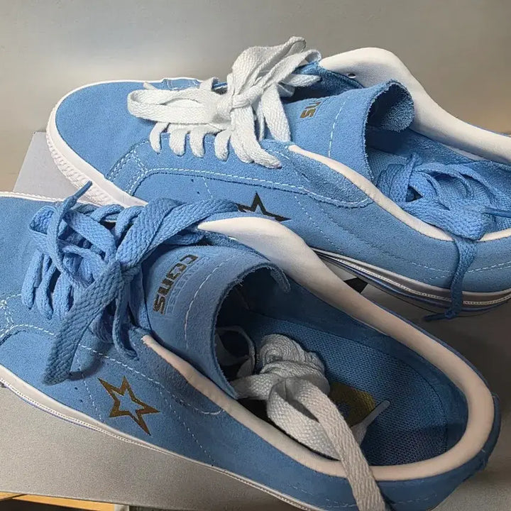 [BUNJANG] Converse One Star Pro Low Suede Light Blue / 컨버스 원스타 프로 로우 스웨이드 라이트 블루