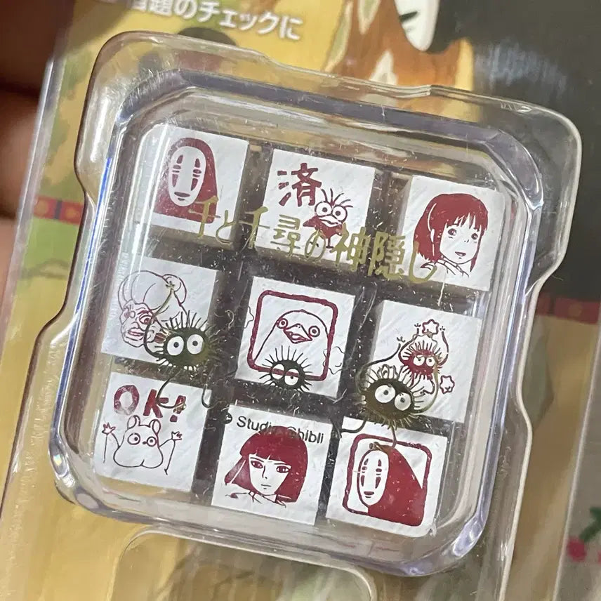 [BUNJANG] Spirited Away No-Face Ghibli Mini Stamp Set / 센과 치히로의 행방불명 가오나시 지브리 미니 스탬프세트