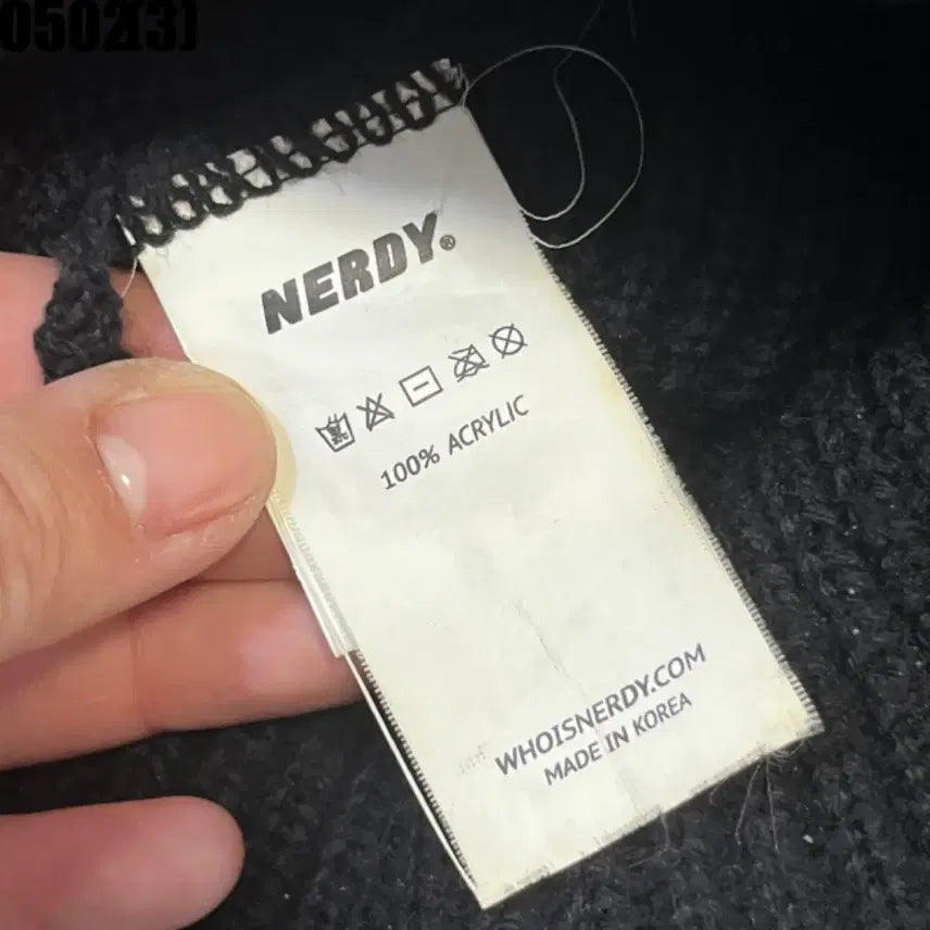 [BUNJANG] Nerdy Black Beanie / 널디 NERDY 검정색 비니 0502